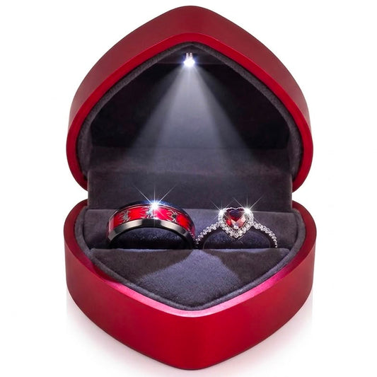 Red Heart Box with light + mystery GIFT🎁